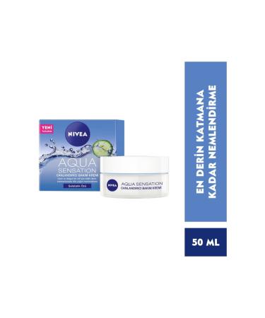 NIVEA Aqua Sensation Revitalizing Face Care Cream 50 ml - Buy Online on GoSupps.com