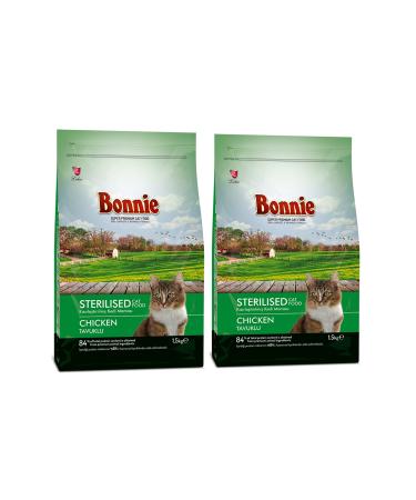 Bonnie Adult Cat Neutered Chicken 1.5 Kg 2 Pieces