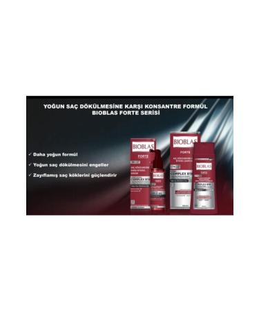 Bioblas Forte Anti Hair Loss Serum and Shampoo Set 100 Ml + 360 Ml