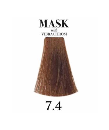 Davines Mask Vibrachrom 7.4 Medium Copper Blonde Hair Dye 100ml