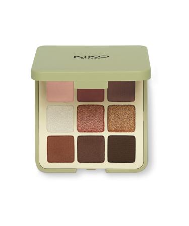 KIKO 9-Piece Eyeshadow Palette - New Green Me Eyeshadow Palette 101 Cool Spice
