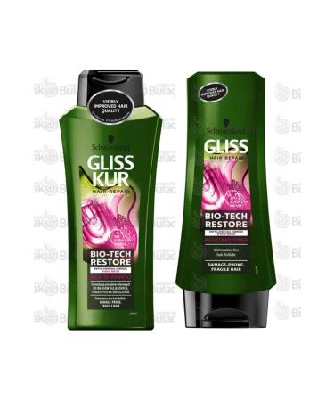 Gliss Bio-tech Restore Strengthening Shampoo + Conditioner Set