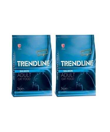 Trendline Salmon Adult Cat Food 1 kg X 2 Pieces