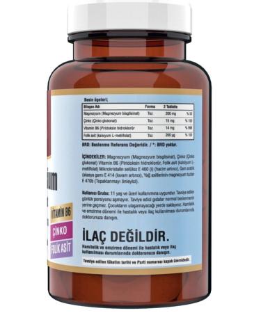 Ncs Zma 60 Tablets Zinc Folic Acid Vitamin B 6 Magnesium Bisglycinate - Buy Online on GoSupps.com