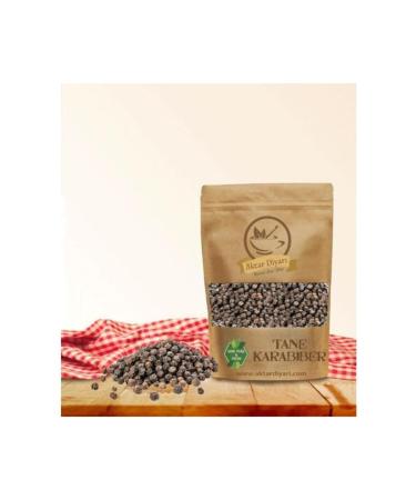 Aktar Diyar Black Pepper Grain 100 Gr 1st Class Sifted Double Size