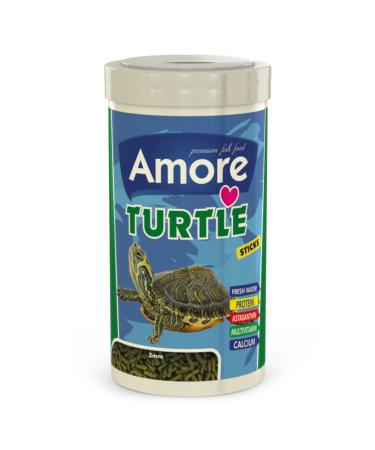 AMORE Turtle Sticks 1000ml Turtle and Reptile Food 400g