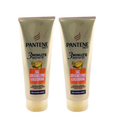 Pantene 3 Minute Hair Care Cream Against Hair Loss X 2 Pieces