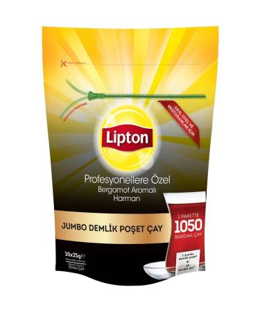 Lipton Professionals Jumbo Teapot Tea Bag 30x25gr