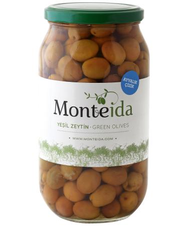 Monteida Ayval k Green Scratched Olives 1000cc