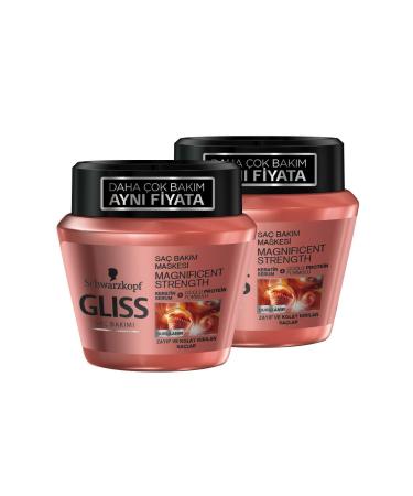 Gliss 300Ml Magnificent Strength Mask * 2 Pieces