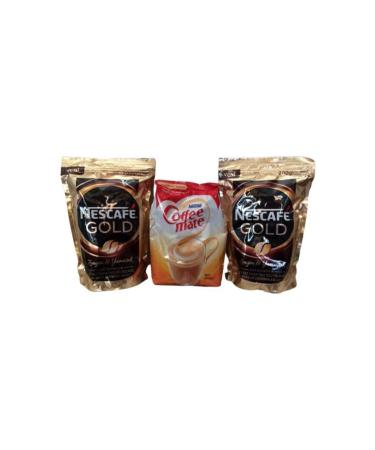 Nestle Nescafe Gold Coffee 200 gr 2-pack + Nestle Coffee Mate Milk Powder 500 gr