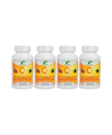 Yurdavit Vitamin C 1000 Mg Rose Hips Sambucus Nigra Zinc Cordyceps Citrus 4 Pieces 200 Tablets