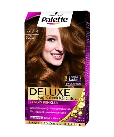 Palette Deluxe Hair Dye Caramel 7-55