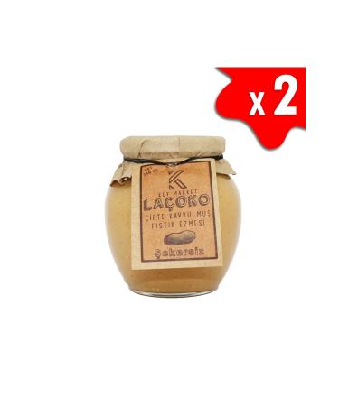 LA OKO 700 Grams Sugar-Free Additive-Free Gluten-Free Vegan Natural Double Roasted Peanut Butter