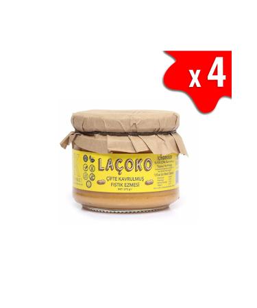 LA OKO 1100 Grams Sugar-Free Additive-Free Gluten-Free Vegan Natural Double Roasted Peanut Butter