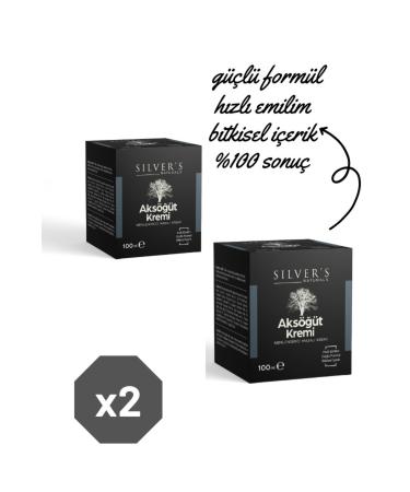 Silver's Naturals White Willow Extract Pain and Massage Cream-100 ml X 2 Pieces