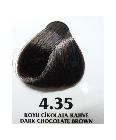 Clemency Farmavita Hair Dye Dark Chocolate Brown 4.35 60gr.