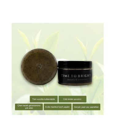 Time to bright Green Tea Scrub Purifying Moisturizing Body Peeling 250 ml