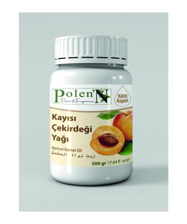 pollen'n flower&fragrance Apricot Kernel Oil 500 Gr. Pure Raw Material