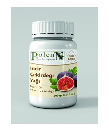 pollen'n flower&fragrance Fig Seed Oil 500 Gr. Pure Raw Material