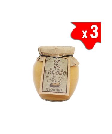 LA OKO 1050 Grams Sugar-Free Additive-Free Gluten-Free Vegan Double Roasted Peanut Butter with Chunks