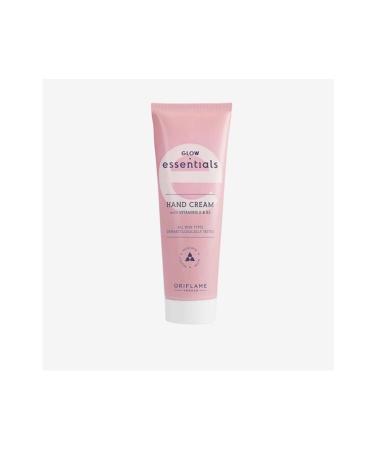 Oriflame Glow Essentials Vitamin E & B3 Paraben Free Non-GMO Hand Cream 75 ml - Buy Online on GoSupps.com