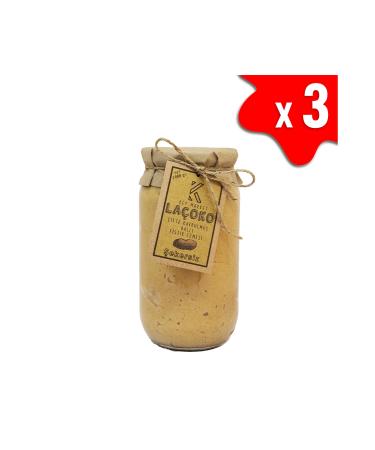 LA OKO 3 Kg Sugar-free Additive-free Gluten-free Natural Double Roasted Peanut Butter with Honey