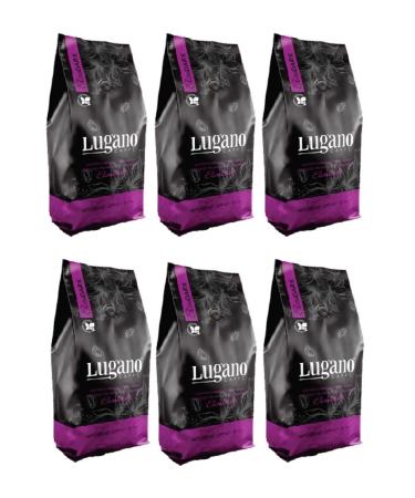 Lugano Caffe Lugano Elite Dark Bean Coffee 6 Kg Suitable for Office and Home Use