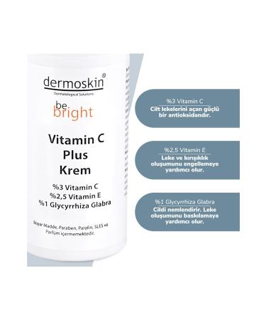 Dermoskin Be Bright Vitamin C Plus Cream 33 ml - Buy Online on GoSupps.com