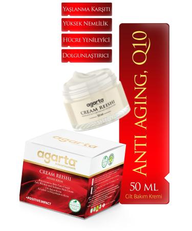 Agartha Aging Red Reishi Mushroom Cream 50 Ml X2 Pieces