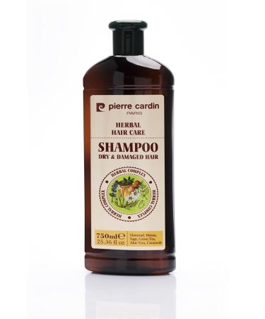 Pierre Cardin Herbal Shampoo For Dry & Damaged Hair 750 ml Herbal Shampoo (Dry and Damaged Hair) - Buy Online on GoSupps.com