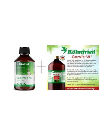 R hnfried Taubenfit E-50 (50ML) Gervit W (50ML) Double Product