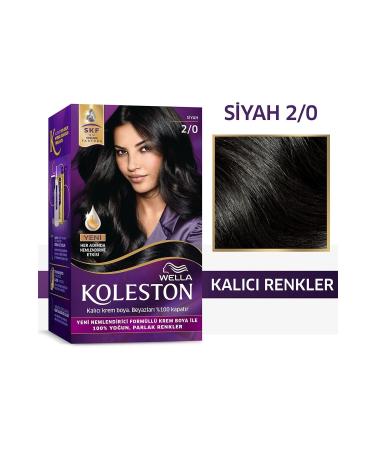 Wella Koleston Kit Hair Dye 2/0 Black