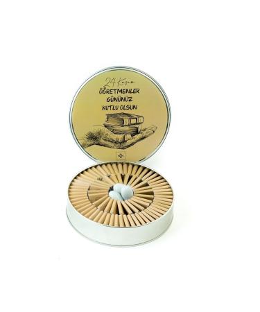 Nin Chocolate Teachers' Day Book Patterned Metal Box Chocolate 80 Pieces