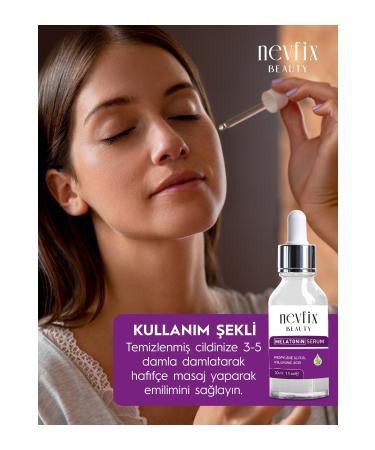 Nevfix Beauty Melatonin Night Serum 30 Ml First and Only in T rkiye - Buy Online on GoSupps.com