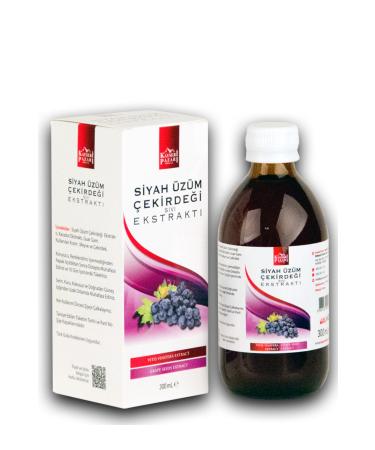 Kayseri Pazari Black Grape Seed Liquid Extract for Immunity 300 Ml
