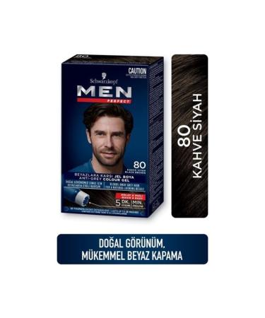 Schwarzkopf Men Perfect Hair Dye 80 - Brown Black