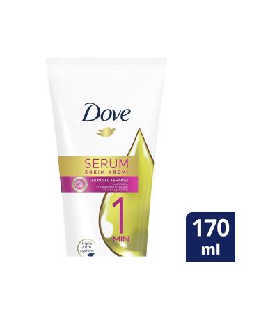 Dove 1 Minute Serum Hair Care Conditioner Long Hair Therapy 170 Ml