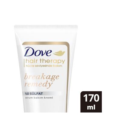 Dove Hair Therapy Serum Hair Care Cream Breakage Remedy 0% Sulfate 170 Ml