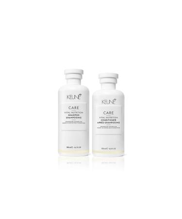 Keune Vital Nutrition Shampoo 300 ml - Hair Conditioner 250 ml Set of 2