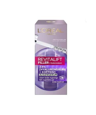L'Oreal Paris - Eye Serum Revitalift Filler 2.5% Hyaluronic Acid + Caffeine