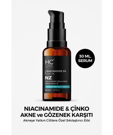 HC Care Niacinamide 5% Zinc Pca 2% Skin Care Serum 30 Ml.