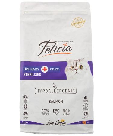 Felicia Low Grain 2 Kg Sterilized Salmon Hypoallergenic Cat Food