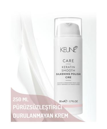 Keune Keratin Smooth Silkening Polish Smoothing Leave-In Cream 50 Ml