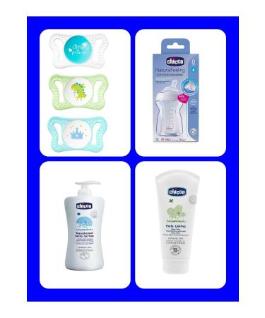 Chicco Newborn 4-Piece First Needs Set Boy