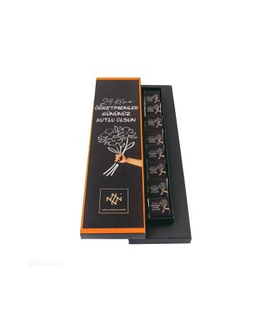 Nin Chocolate Teachers' Day Black Box Neapolitan Chocolate 16 Pieces - Buy Online on GoSupps.com