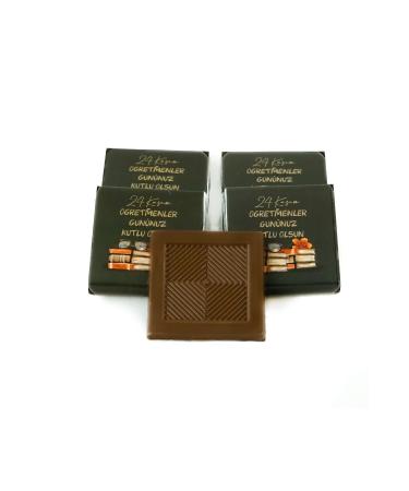 Nin Chocolate Teachers' Day Green Box Neapolitan Chocolate 16 Pieces - Buy Online on GoSupps.com
