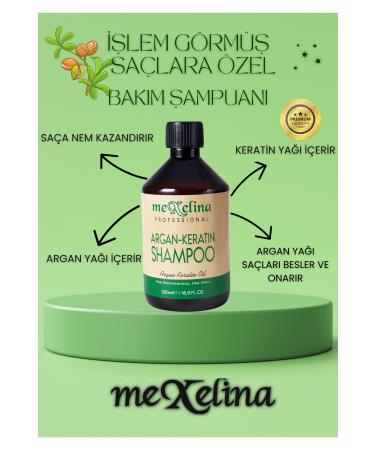 Mexelina Argan-keratin Repair Care Shampoo 500ml (SPECIALLY FOR DAMAGED HAIR)