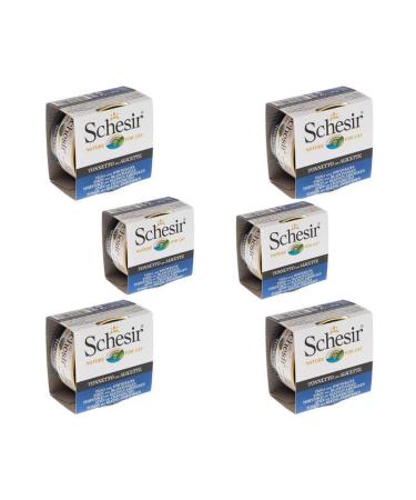 Schesir Canned Tuna and Anchovy Jelly Kitten Food 85 Gr X 6 Pieces