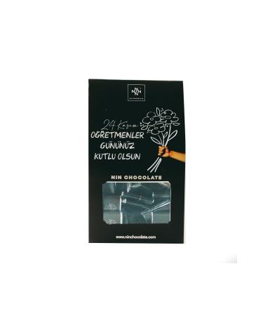 Nin Chocolate Teachers' Day Black Box Madlen Chocolate 50 Pieces